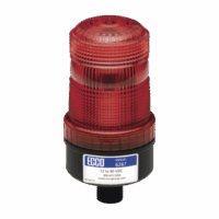 Mini baliza de LED color rojo montaje permanente SAE Clase III