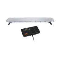 Barra de luces LED de 46" Rojo/Azul/Ambar , De 132 LEDs, Controlador Incluido, Ideal para Equipar Unidades de Seguridad Publica