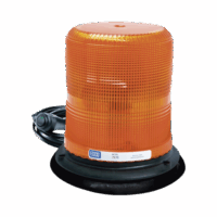 Baliza LED color ?mbar con montaje magn?tico de succión DE 7" de altura