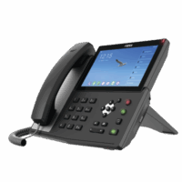 Tel?fono IP  Android Empresarial para 20 lineas SIP, pantalla t?ctil, Wi-Fi y Bluetooth, PoE, hasta 112 botones DSS, puertos Gigabit, soporta recepción de video.