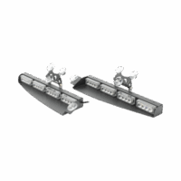 Luces Direccional de Visera para Interior, Color Rojo/Azul