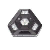 Luz Auxiliar Rojo/Azul Ultra Brillante Para Autom?viles, Motocicletas y Bicicletas Con Montaje Magn?tico