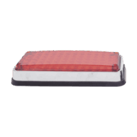 Luz de Advertencia de 7X3", Color Rojo, Ideal para Ambulancias