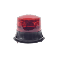 Burbuja LED giratoria color rojo, 9 LEDs, montaje permanente