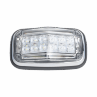 Luz de advertencia 8 X 4", Color Rojo / Claro, IP67, SAE, Ideal para Ambulancias