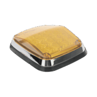 Luz de advertencia de 8 X 6", Color ?mbar, SAE,  IP67, Ideal para Ambulancias