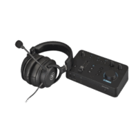 Kit de Audio para Gaming | Controlador + Auriculares | Entradas/Salidas de Audio y Video | conexión USB