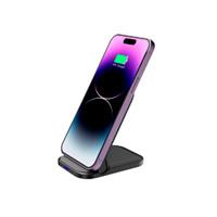 CARGADOR DE ESCRITORIO ACTECK ENERGON S-MATE CI710 / PARA CELULAR / INALAMBRICO QI / 15 W / RECEPTOR CARGA QI / USB - TIPO C / ABS / NEGRO / AC-937160