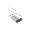 Adaptador-ugreen Adaptador USB 3.0 Macho a USB-C 3.1 Tipo C Hembra |Carga y Sincronización de Datos | Admite Corriente de 3A | Transferencia de hasta 5 Gbps | Amplia Compatibilidad | Chip VL160 | Caja de Aluminio | Color Gris