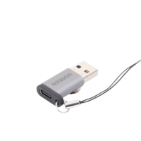 Adaptador_ugreen Adaptador USB 3.0 Macho a USB-C 3.1 Tipo C Hembra |Carga y Sincronización de Datos | Admite Corriente de 3A | Transferencia de hasta 5 Gbps | Amplia Compatibilidad | Chip VL160 | Caja de Aluminio | Color Gris