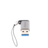 Adaptador,ugreen Adaptador USB 3.0 Macho a USB-C 3.1 Tipo C Hembra |Carga y Sincronización de Datos | Admite Corriente de 3A | Transferencia de hasta 5 Gbps | Amplia Compatibilidad | Chip VL160 | Caja de Aluminio | Color Gris