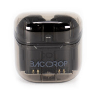 AUDIFONOS INALAMBRICOS TWS BACKDROP TRANSPARENTES/10M / TACTIL COLOR NEGRO