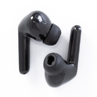 AUDIFONOS INALAMBRICOS TWS BACKDROP /CONTROL TACTIL / CAJA DE CARGA CON PANTALLA /MANOS LIBRES/10M/ COLOR NEGRO