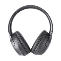 AUDIFONOS ANC TECHZONE TZDJ02 CANCELACION DE RUIDO BLUETOOTH 5.3 MICROFONO INTEGRADO COLOR NEGRO