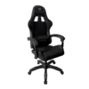 SILLA GAMER BALAM RUSH POWER RUSH V2 BLACK EDITION / TELA Y PIEL SINTETICA / RECLINABLE / MAX 120 KG / NEGRO / BR-934534