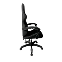 SILLA GAMER BALAM RUSH POWER RUSH V2 BLACK EDITION / TELA Y PIEL SINTETICA / RECLINABLE / MAX 120 KG / NEGRO / BR-934534