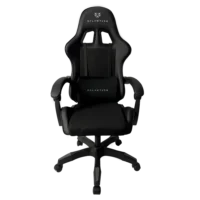 SILLA GAMER BALAM RUSH POWER RUSH V2 BLACK EDITION / TELA Y PIEL SINTETICA / RECLINABLE / MAX 120 KG / NEGRO / BR-934534