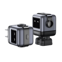 Cargador Mini GaNRobot 30W serie Nexode | 1 USB-C de Carga Rápida | Tecnolog?a GaN II | Multiprotocolo PD/QC/SCP/FCA | Carga Inteligente | Pantalla LED | Zapato Magn?tico Extra?ble | Thermal Guard | Color Negro.
