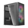 GABINETE ACTECK FUJI GC470 / MINI TORRE / MICRO ATX , MINI ITX / FUENTE 500W / VENTILADOR RGB / PANEL ACRILICO, METAL / AC-935838