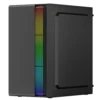 GABINETE ACTECK FUSION II GI440 / MICRO TORRE / MICRO ATX, MINI ITX / FUENTE 500W / ILUMINACION RGB / PANEL ACRILICO, METAL / NEGRO / AC-935753