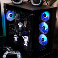 GABINETE GAMER BALAM RUSH TANK PRO GM930 / ATX - MINI TORRE / MICRO ATX - MINI ITX / PANEL CRISTAL TEMPLADO REMOVIBLE / VENTILADOR RGB / MALLA METALICA / 2 X SSD - 2 X HDD / NEGRO / BR-935944