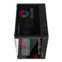 GABINETE OCELOT GAMING, ATX, FRONTAL CRISTAL TEMPLADO, CRISTAL LATERAL , FILTRO POLVO MAGNETICO, ESPACIO PARA 8 VENTILADORES /SOPORTA GPU HASTA 410MM