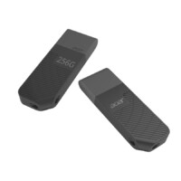 MEMORIA USB 256GB ACER UP300 3.2 LECT. 120MB/S ESCRIT. 100MB/S COLOR NEGRO BL.9BWWA.528