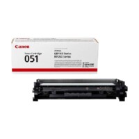 TONER CANON 051 NEGRO, RENDIMIENTO 1,700 PAGINAS COMPATIBLE  LBP162DW, MF264DW, MF267DW, MF269DW.