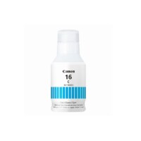 BOTELLA DE TINTA CANON GI-16 CYAN,RENDIMIENTO 9,000 PAGINAS,COMPATIBLE: MAXIFY GX7010,MAXIFY GX6010,MAXIFY GX5010
