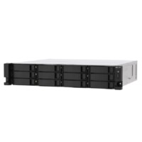 NAS QNAP TS-1273AU-RP-8G /FUENTE REDUNDANTE/ 12 BAHIAS SATA HDD 3,5/RACK 2U/NUCLEO CUADRUPLE 2.2 GHZ/8GB DDR4 UDIMM HASTA 64GB/2 PTO 2,5 LAN GBE /USB 3.0 X1/ USB 3.2 X2 /HOTSWAP/ NO INCLUYE DISCO