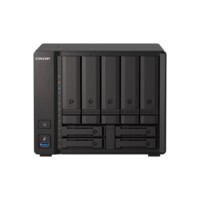 NAS QNAP TS-H973AX-32G/ 9 BAHIAS /5 DE 3,5 4 DE 2,5/NUCLEO CUADRUPLE 2.2GHZ/32GB DDR4 SODIMM HASTA 64GB/2 PTO 2,5 GBE/1 PTO 10 GBE /USB 3.2 X3/ HOTSWAP/ NO INCLUYE DISCOS/AMD RYZEN? V1500B