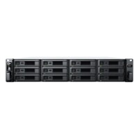 NAS SYNOLOGY RS2423 /12 BAHIAS /NUCLEO CUADRUPLE 3.3GHZ/8GB DDR4/HASTA 216 TB /LAN GIGABIT X2/ LAN 10GBE X1/ USB 3.2 X2/HOTSWAP/ AMD RYZEN V1780B