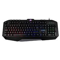 TECLADO GAMER BALAM RUSH GUNFIRE KG330 / ALAMBRICO USB / ILUMINACION LED / MULTIMEDIA / ESPA?OL / 117 TECLAS / NEGRO / BR-929639