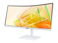 MONITOR LED SAMSUNG 34 PULGADAS,WIDESCREEN, WQHD 3,440 X 1,440, HDMI 1, D. PORT 1, 100HZ, 5MS, BLANCO, BOCINAS, CURVO, 1000R, THUNDERBOLT, USB-C