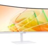 MONITOR LED SAMSUNG 34 PULGADAS,WIDESCREEN, WQHD 3,440 X 1,440, HDMI 1, D. PORT 1, 100HZ, 5MS, BLANCO, BOCINAS, CURVO, 1000R, THUNDERBOLT, USB-C