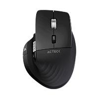 MOUSE ACTECK VIRTUOS PRO MI780 / VERTICAL / INALAMBRICO / RECEPTOR USB 2 CANALES / RECARGABLE / SCROLL HORIZONTAL / OPTICO / 8 BOTONES / 3200 DPI AJUSTABLE / NEGRO / AC-936187