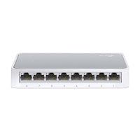 SWITCH | TP-LINK | TL-SF1008D | 8 PUERTOS RJ45 10/100 MBPS | NO ADMINISTRABLE | PARA ESCRITORIO