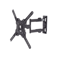 Montaje de Pared Articulado para Monitor de 32-55" / Soporta hasta 27.2 Kg / Vesa 400 x 400 / 100 x 100 / Acero / Separación a Pared de 5 cm a 40 cm