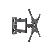 Montaje de Pared Articulado para Monitor de 32-55" / Soporta hasta 27.2 Kg / Vesa 400 x 400 / 100 x 100 / Acero / Separación a Pared de 5 cm a 40 cm