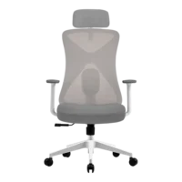 SILLA ERGONOMICA ACTECK FLOE PRO EC373 / PLASTICO CON MALLA / MARIPOSA CLASE 4 / MAX 120 KG / PISTON CLASE 3 / REPOSABRAZOS FIJO / BLANCO / AC-937245