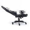 SILLA GAMER OCELOT/COLOR BLANCO CON NEGRO/DESCANSA BRAZOS AJUSTABLES/ RECLINABLE 90-155 GRADOS/ SOPORTA HASTA 150KG
