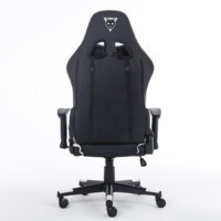 SILLA GAMER OCELOT/COLOR BLANCO CON NEGRO/DESCANSA BRAZOS AJUSTABLES/ RECLINABLE 90-155 GRADOS/ SOPORTA HASTA 150KG