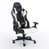 SILLA GAMER OCELOT/COLOR BLANCO CON NEGRO/DESCANSA BRAZOS AJUSTABLES/ RECLINABLE 90-155 GRADOS/ SOPORTA HASTA 150KG
