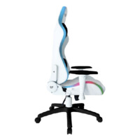SILLA GAMER BALAM RUSH LIGHTNING FROST / ILUMINACION LED RGB / COJINES AJUSTABLES / PISTON CLASE 4 / MAX 120 KG / INCLINACION 90? A 180? / CONTROL 356 MODOS / BLANCO / BR-935920