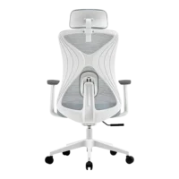 SILLA ERGONOMICA ACTECK FLOE PRO EC373 / PLASTICO CON MALLA / MARIPOSA CLASE 4 / MAX 120 KG / PISTON CLASE 3 / REPOSABRAZOS FIJO / BLANCO / AC-937245