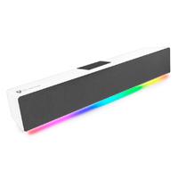 BOCINA GAMER BALAM RUSH GLIMM BAR BG585 / INALAMBRICA / BLUETOOTH - CONEXION TWS ? 3.5 MM / RADIO FM - TF / SONIDO ESTEREO / 10 W / RECARGABLE / ILUMINACION LED / BLANCO / BR-936965