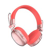 AUDIFONOS ACTECK LUXE CHIC HP710  DIADEMA  INALAMBRICOS/ SALMON