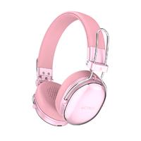 AUDIFONOS ACTECK LUXE CHIC HP710 DIADEMA INALAMBRICOS / ROSA