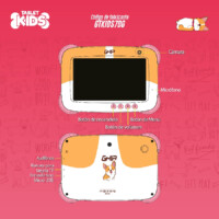 TABLET GHIA 7 KIDS/A50 QUADCORE/1GB RAM/16GB /2CAM/WIFI/BLUETOOTH/2500MAH/ANDROID 9 /PERRITO