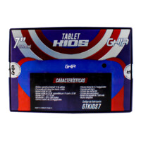 TABLET GHIA 7 KIDS/A50 QUADCORE/1GB RAM/16GB 2CAM /WIFI/BLUETOOTH/ 2500MAH/ ANDROID 9 /AZUL